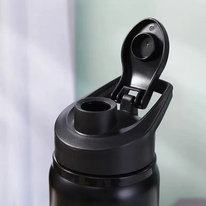 1/2/3PCS Portable Stainless Steel Water Bottle Leisure Cycling Drinking Water Bottle Outdoor Sports Travel Water Glass