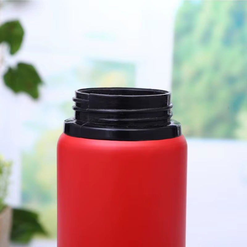 1/2/3PCS Portable Stainless Steel Water Bottle Leisure Cycling Drinking Water Bottle Outdoor Sports Travel Water Glass
