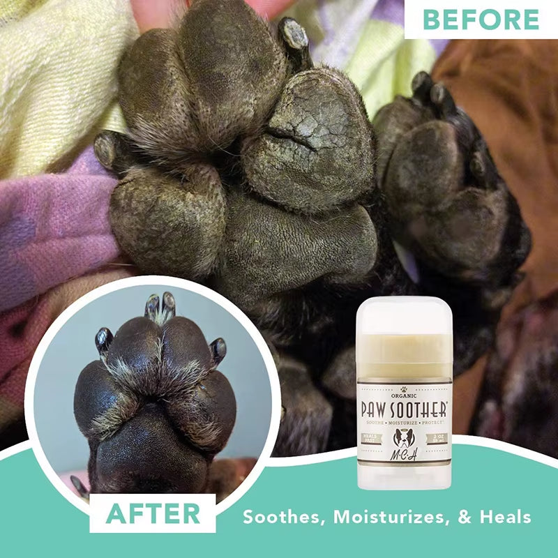 Nature Protection Soother Dog Wax Paw Butter Heals Repairs Damaged Eye Pet Balm Cream