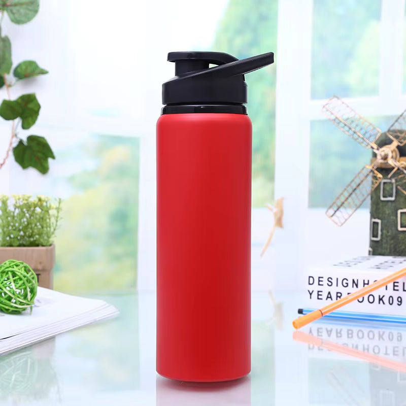 1/2/3PCS Portable Stainless Steel Water Bottle Leisure Cycling Drinking Water Bottle Outdoor Sports Travel Water Glass
